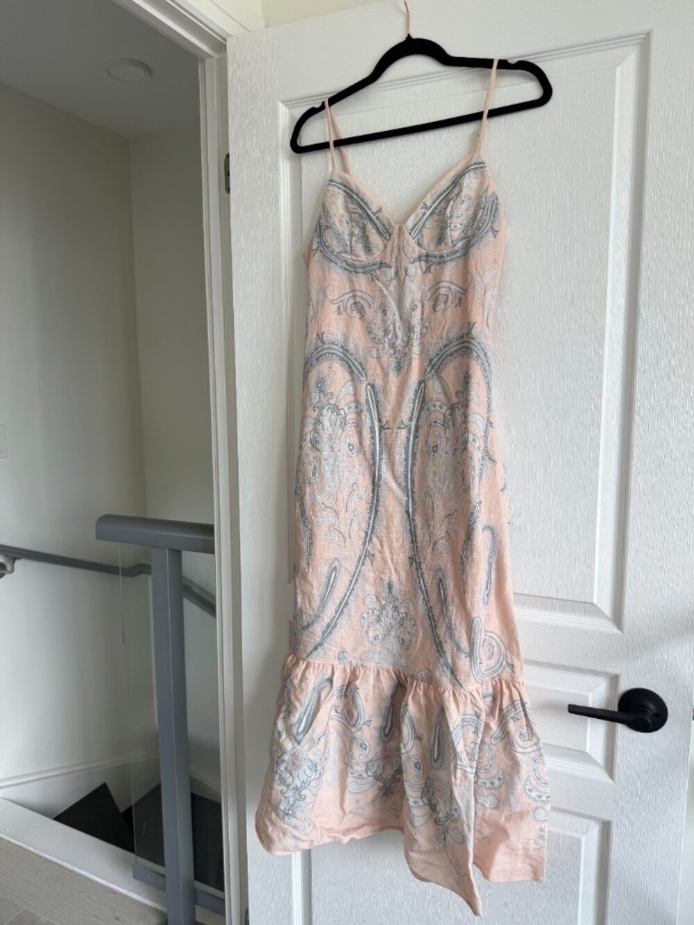 H&M Summer Dress (Tiered Dusty Pink) - Picture 2 of 2